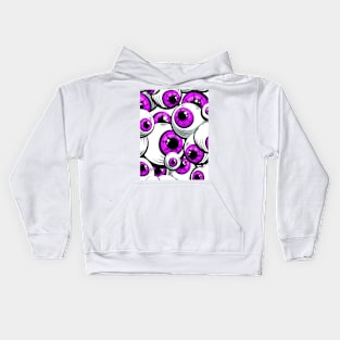 Violet eyes Halloween witch Kids Hoodie